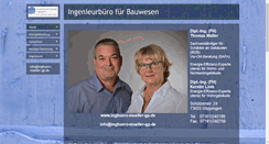 Desktop Screenshot of ingbuero-mueller-gp.de